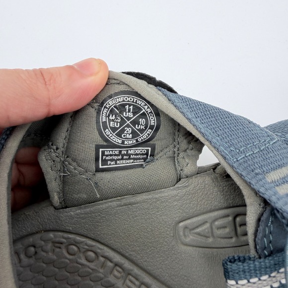 KEEN Newport H2 Mens Blue Grey Waterproof Hiking Sport Sandals 1012206 Size 11 - Picture 6 of 6